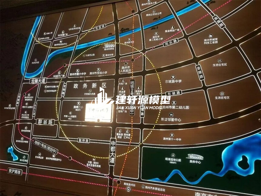鼎湖区域壁挂模型