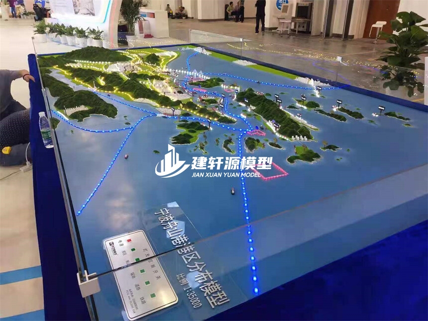 鼎湖地形地貌模型