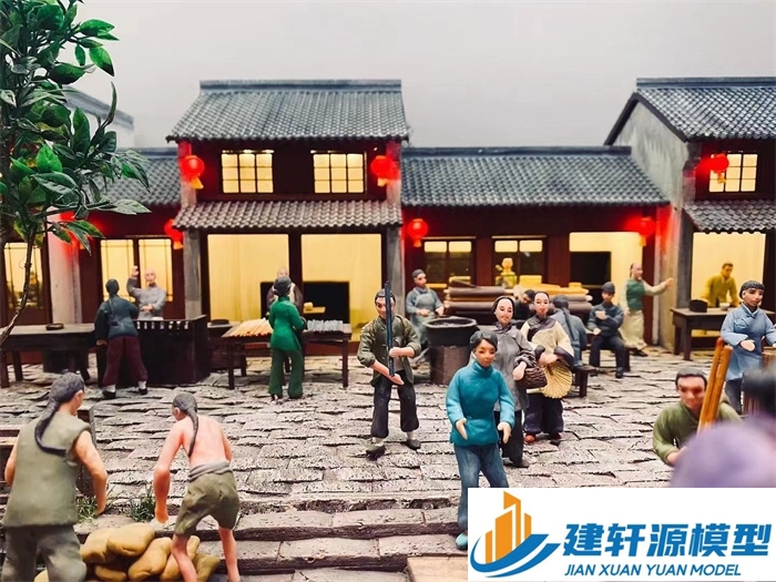 鼎湖香市微缩模型