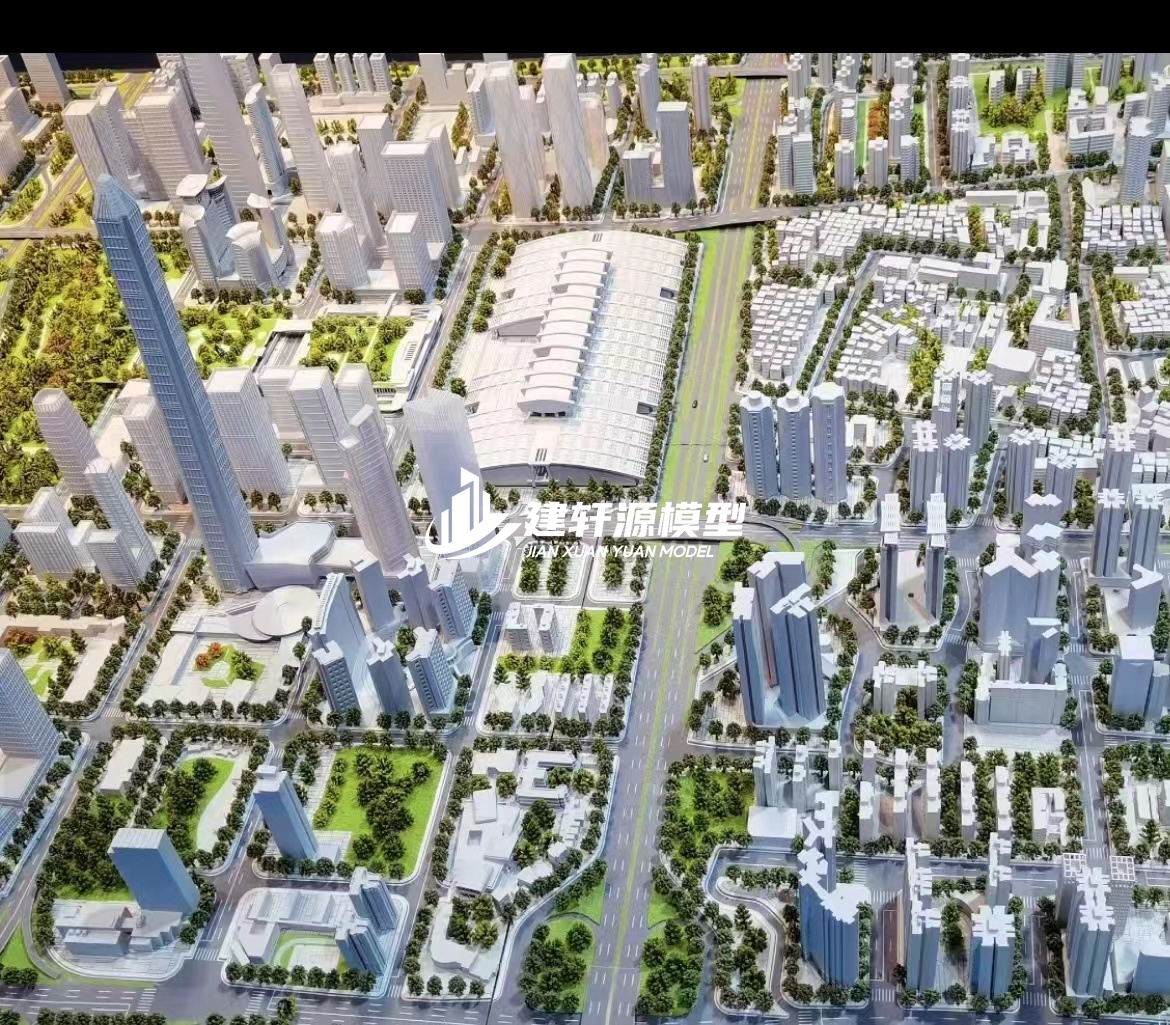 鼎湖城市规划模型